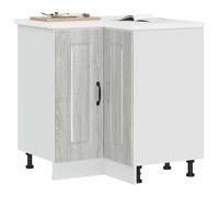 vidaXL Kitchen Corner Base Cabinet Kalmar Grey Sonoma Engineered Wood
