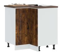 vidaXL Kitchen Corner Base Cabinet Kalmar Smoked Oak Engineered Wood