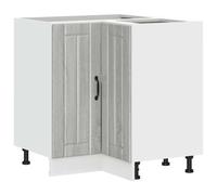 vidaXL Kitchen Corner Base Cabinet Lucca Grey Sonoma Engineered Wood