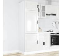 vidaXL Kitchen Cupboard "Porto" High Gloss White Engineered Wood
