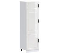 vidaXL Kitchen Cupboard "Porto" High Gloss White Engineered Wood