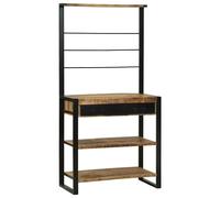 vidaXL Kitchen Rack Brown 80 x 40 x 160 cm Solid Mango wood