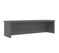 vidaXL Kitchen Rack Stackable Shelf - Black Engineered Wood 50x15x16 cm for Kitchen, Office, Bathroom, Bedroom