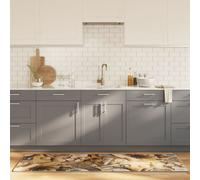 (multicolour) vidaXL Kitchen Rug Washable Anti Slip Kitchen Floor Mat Carpet Runner Rug