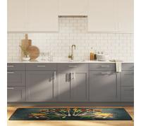 (blue and red) vidaXL Kitchen Rug Washable Anti Slip Kitchen Floor Mat Carpet Runner Rug