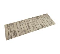 vidaXL Kitchen Rug Washable Fence 60x180 cm Velvet