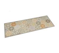 Vidaxl Kitchen Rug Washable Hexagon Pastel 45X150 Cm Velvet