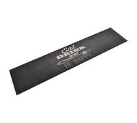 vidaXL Kitchen Rug Washable Kitchen Black 60x300 cm Velvet