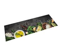 vidaXL Kitchen Rug Washable Spices 45x150 cm Velvet