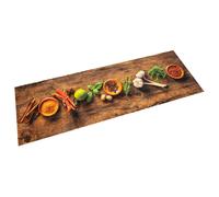 vidaXL Kitchen Rug Washable Spices 45x150 cm Velvet