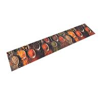 Vidaxl Kitchen Rug Washable Spoon & Spices 60X300 Cm Velvet