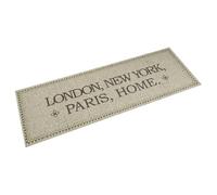 vidaXL Kitchen Runner Rug - 150x45cm Taupe Velvet Anti-Fatigue Mat with Latex Backing, Machine Washable for Indoor/Outdoor Use