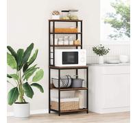 vidaXL Kitchen Shelf Old Wood 60 x 40 x 168 cm Engineered Wood
