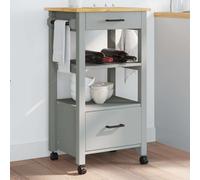 vidaXL Kitchen Trolley MONZA 48x40x88.5 cm Solid Wood Pine