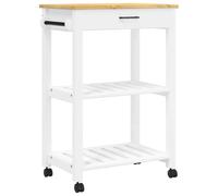 vidaXL Kitchen Trolley MONZA 60x40x88,5 cm Solid Wood Pine