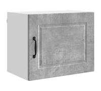 vidaXL Kitchen Wall Cabinet 2 pcs Concrete Grey 50 x 31 x 40 cm, Contemporary Kitchen Unit, Modern Cabinet, Wall Storage Solutions, Minimalist Shelves, Functional Options