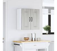 vidaXL Kitchen Wall Cabinet Kalmar Grey Sonoma Engineered Wood