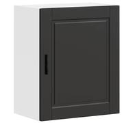 vidaXL Kitchen Wall Cabinet Porto Black Engineered Wood kitchen wall unit