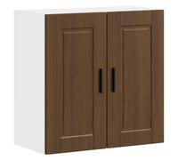 vidaXL Kitchen Wall Cabinet Porto Brown Oak Engineered Wood kitchen wall unit