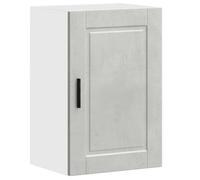 vidaXL Kitchen Wall Cabinet Porto Concrete Grey Engineered Wood, kitchen wall unit, cabinet for kitchen wall, wall cabinet with door