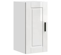 vidaXL Kitchen Wall Cabinet Porto High Gloss White Engineered Wood