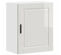 vidaXL Kitchen Wall Cabinet Porto High Gloss White Engineered Wood