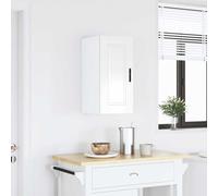 vidaXL Kitchen Wall Cabinet Porto High Gloss White Engineered Wood