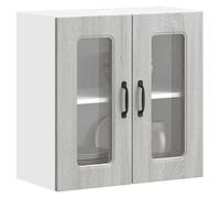 Oven Cabinets Kitchen Cabinet Oven Unit 2 pcs Lucca Engineered Wood vidaXL