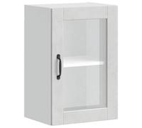 vidaXL Kitchen Wall Cabinet with Glass Door Porto Concrete Grey