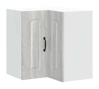 vidaXL Kitchen Wall Corner Cabinet Kalmar Grey Sonoma Engineered Wood