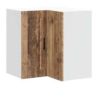vidaXL Kitchen Wall Corner Cabinet "Porto" Old Wood Engineered Wood