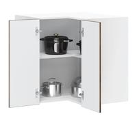 vidaXL Kitchen Wall Corner Cabinet "Porto" Smoked Oak Engineered Wood