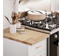 vidaXL Kitchen Worktop 40x63.5x2.7 cm Solid Wood Oak Rectangular