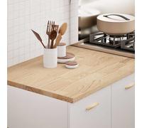 vidaXL Kitchen Worktop 80x63.5x2.7 cm Solid Wood Oak Rectangular