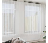 vidaXL Lace Curtain with Curtains White 1200 x 280 cm Polyester