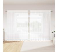 vidaXL Lace Curtain with Curtains White 300 x 245 cm Polyester
