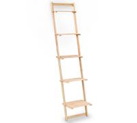 Vidaxl Ladder Wall Shelf Cedar Wood 41.5X30X176 Cm