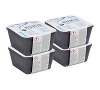 vidaXL Lafita Moisture Absorbers with Refill Bags 4 pcs 450 g, dehumidifier, interior dehumidifier, dehumidifier bag, condensation remover, car dehumidifier