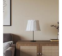 vidaXL Lamp Shade White Ø20x15 cm Wicker, White