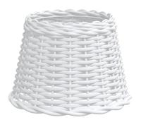 vidaXL Lamp Shade White Ø30x20 cm Wicker
