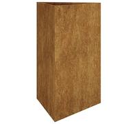 (50 x 43 x 75 cm) vidaXL Garden Planter Raised Bed Outdoor Flower Box Flower Pot Corten Steel