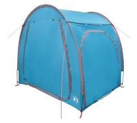 vidaXL Large Outdoor Camping Bike Storage Tent | Waterproof, Durable Polyester Fabric, Easy to Set Up with Ground Anchors