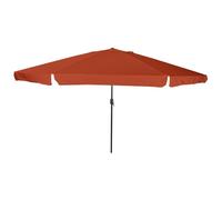vidaXL Large Terracotta Patio Umbrella, Adjustable, UV-Resistant Fabric, Water-Repellent Coating, Foldable Design for Easy Storage, Round Outdoor Shade, Summer Shade