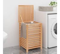 VidaXL Laundry Basket 45X45X65Cm Solid Wood Walnut, Brown