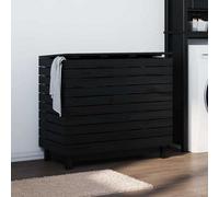 vidaXL Laundry Basket 88.5x44x76 cm Solid Wood Pine