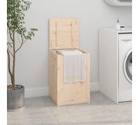 vidaXL Laundry Box 44x44x66 cm Solid Wood Pine