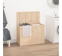 Vidaxl Laundry Box 88.5X44X66 Cm Solid Wood Pine