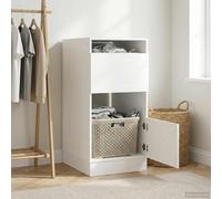 VidaXL Laundry Cabinet White 50 X 68 X 102 Cm Engineered Wood