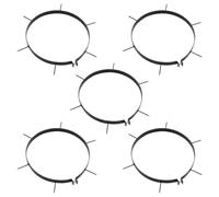vidaXL Lawn Aerator Clamps with Spikes - Heavy-Duty Iron - Reduces Soil Compaction - Enhances Lawn Growth - Ideal for Gardeners - Set of 5