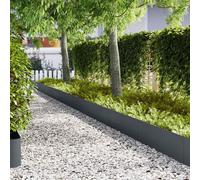 VidaXL Lawn Edging 20 Pcs 100 X 0.05 X 30 Cm Cold Rolled Steel